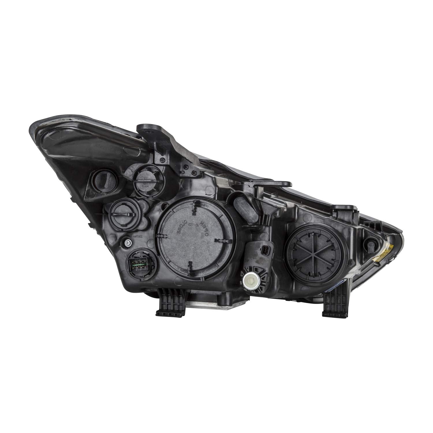 Left TYC Headlight Assembly Compatible with 2013-2016 Hyundai Santa Fe