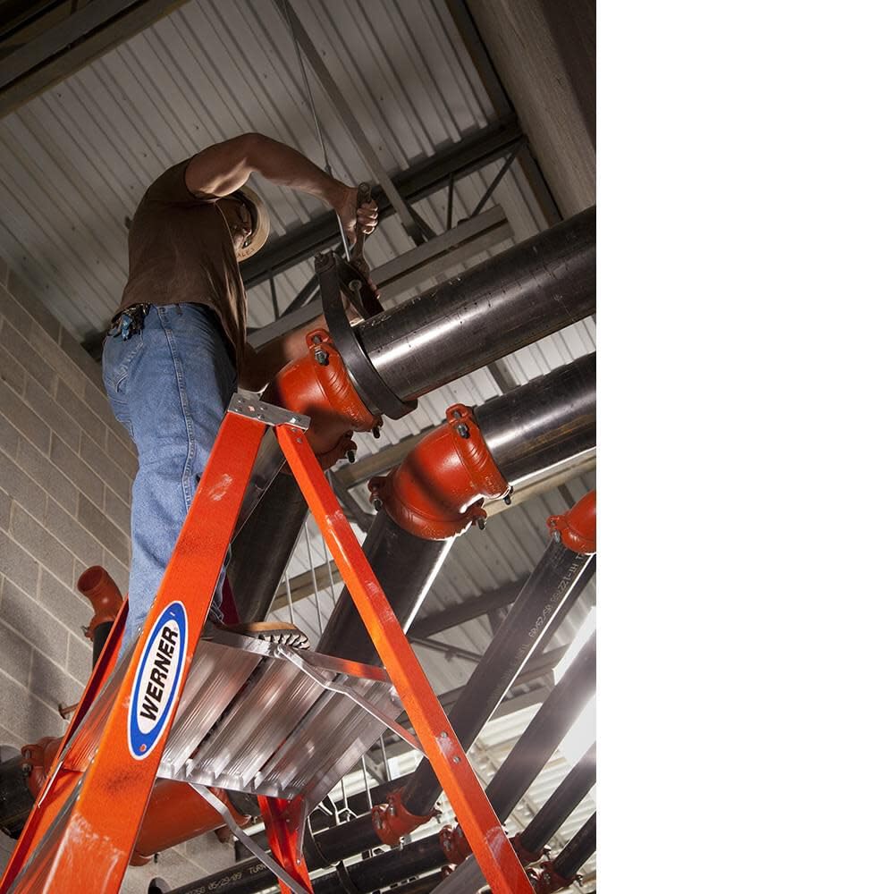 Ladder Werner FIBERGLS PLATFORM 8FT P6208