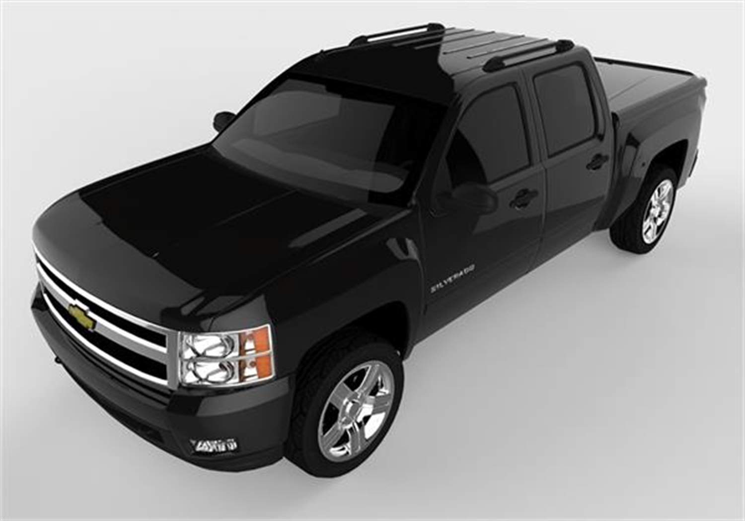 UnderCover RealTruck Lux One-Piece Truck Bed Tonneau Cover | UC1066L-41 | Fits 2007 - 2013 Chevy Silverado 1500 41(GBA)(WA8555) - Black 5' 9" Bed (69.3")