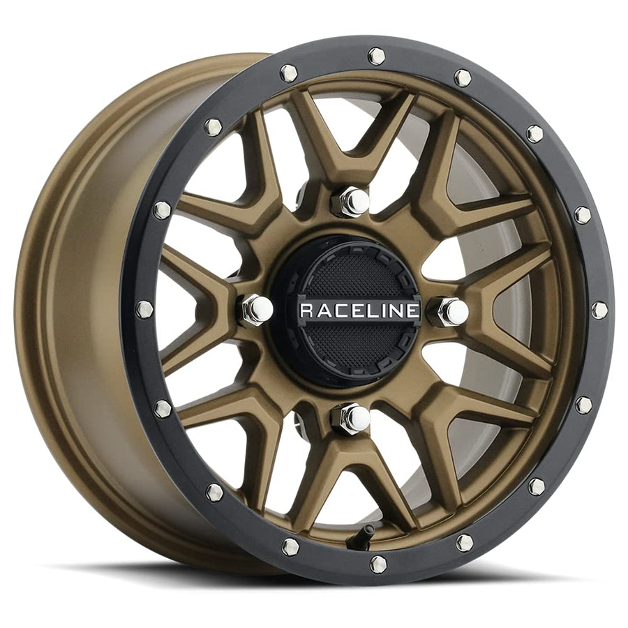 Krank Wheel RACELINE-14x7-6+1 Offset-4/137 Black Wheel with Aluminum (14 x 7. inches /1 x 1 mm, 38 mm Offset)