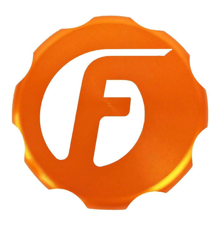 Fleece Performance Engineering Billet Oil Cap Cover FPE-OC-CR-F-ORG (03-20016 Cummins - Orange)