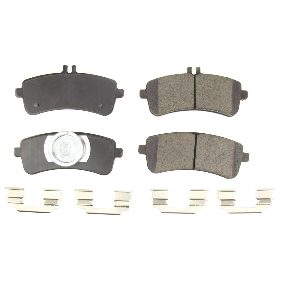 Power Stop Rear 17-1669 Z17 Evolution Ceramic Brake Pads with Hardware For Mercedes-Benz S63 AMG 2015-2018 | Mercedes-Benz SL63 AMG 2013-2018 | Mercedes-Benz SL65 AMG 2013-2018 [Vehicle Specific]