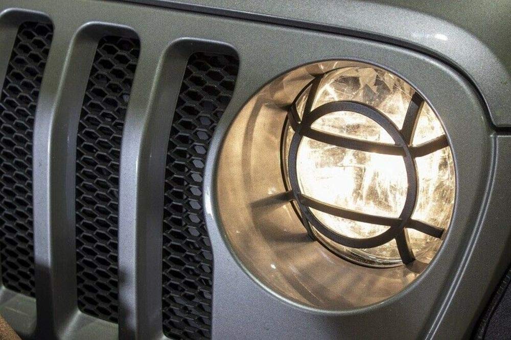 Black Fishbone Offroad Headlight Guards
