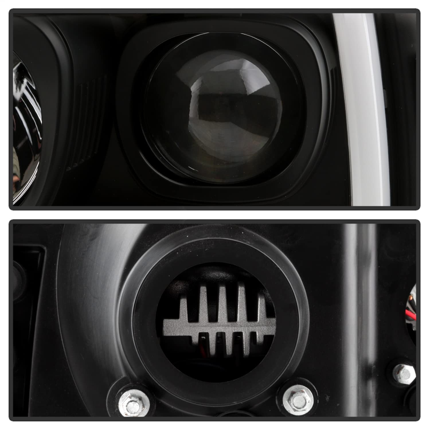 Projector Headlight Spyder Platinum (PRO-YD-FF25099V2PL-BK)
