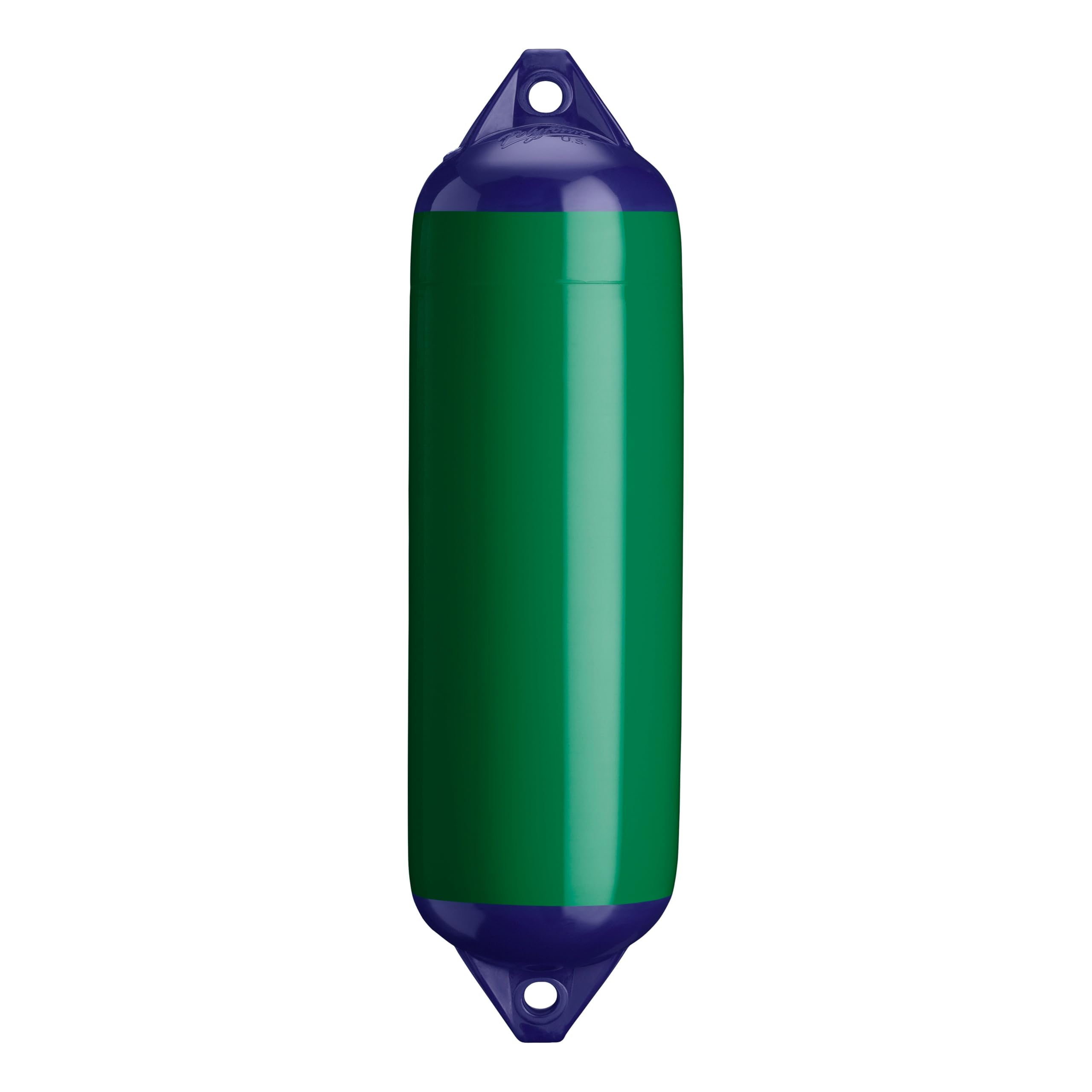 Polyform F-3 Standard Boat Fender F-Series - Forest Green Blue Ropehold