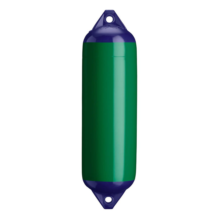 Polyform F-3 Standard Boat Fender F-Series - Forest Green Blue Ropehold