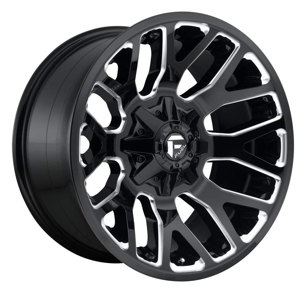 20x9 D623 WARRIOR, Bolt Pattern: 5x4.5/5, Offset: 20, GLOSS BLACK MILLED, set of 1