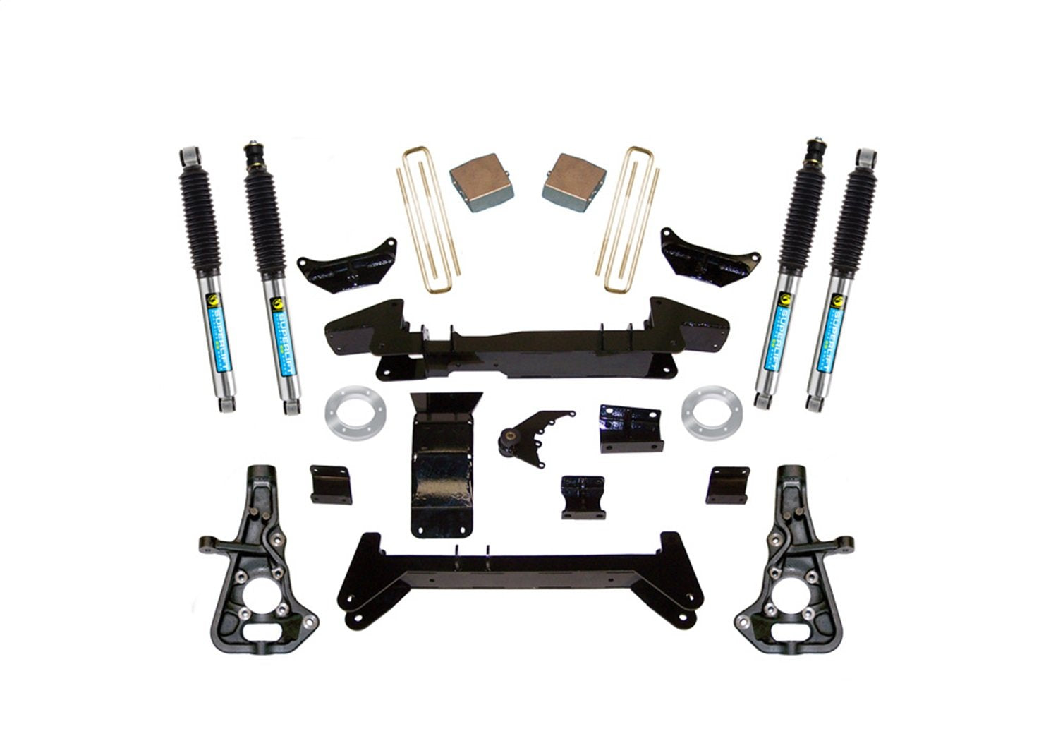 SUPERLIFT SUSPENSION RealTruck 6" Lift Kit for Silverado/Sierra | Complete Lift Kit with Front & Rear Bilstein 5100 Shocks | K860B | Fits 2001-2010 Chevrolet Silverado/GMC Sierra 2500/3500HD 4WD