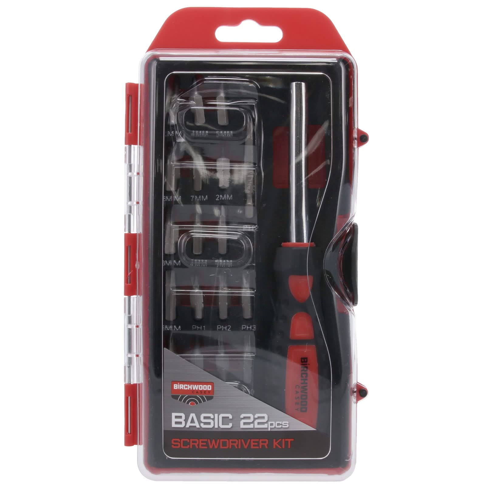 Basic Screwdriver Kit BIRCHWOOD CASEY | Durable Versatile Gunsmithing Wrench 22 Piece Set | Case Included
