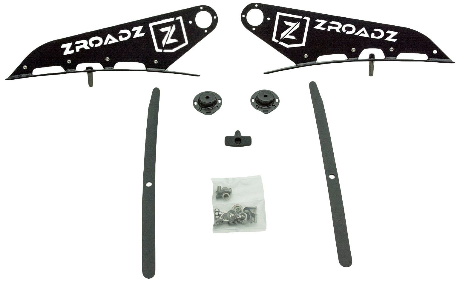 Front Roof LED Bracket Compatible with Nissan Titan (2016-2019) to mount (1) 50 Inch Curved LED Light Bar - PN #Z337581