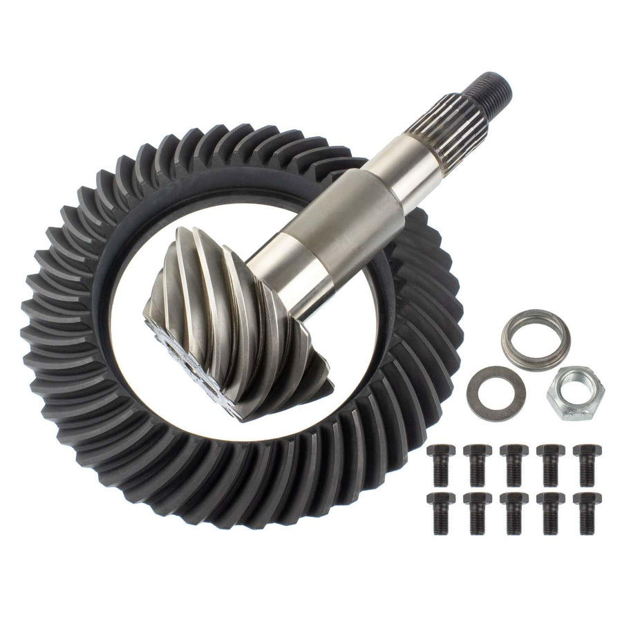 Differential Ring & Pinion Motive Gear D44-336NIS For Dana 44 Nissan Rear Axle Ratio 3.36, 10-Bolt 24 Spline 14 Pinion & 47 Ring Tooth - Fits Nissan Titan Armada Frontier Pathfinder Nitro M226-336-NG