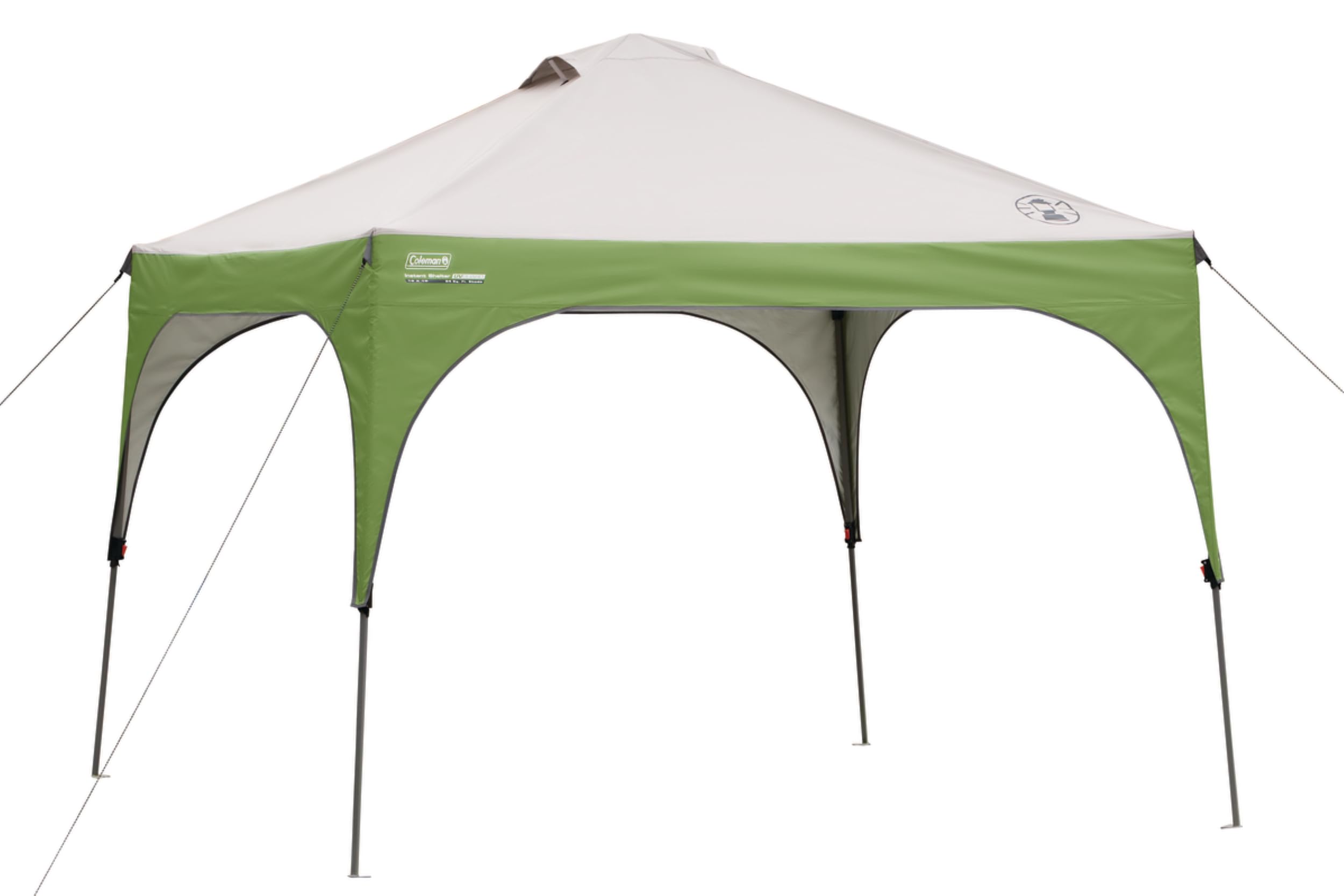 Coleman Sun Shelter Canopy with Instant Setup, Sun Shelter with Wheeled Carry Bag Sets Up in About 3 Mins, 7x5ft, 10x10ft, or 12x12ft Canopy for Sporting Events, Tailgating, Camping, & More