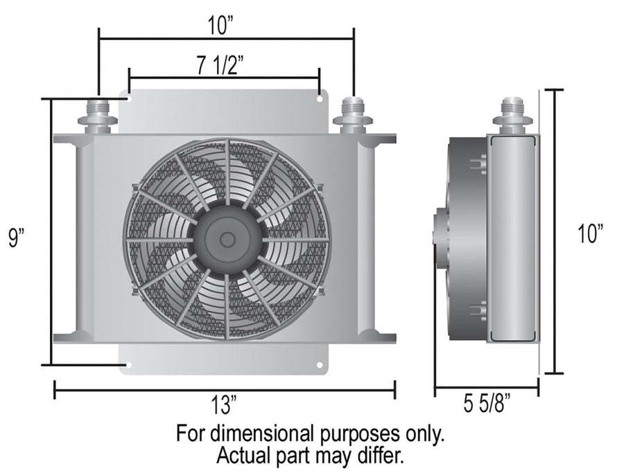 Hyper-Cool Derale 13960 Remote Transmission Cooler