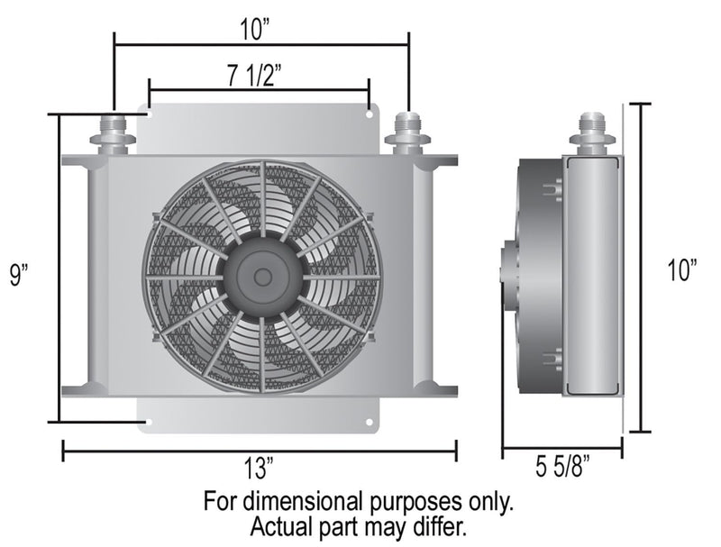 Hyper-Cool Derale 13960 Remote Transmission Cooler