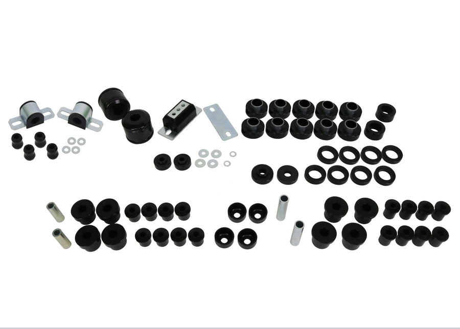 Whiteline Front and Rear Suspension Bushing Kit WEK156 Compatible with 80-86 CJ7, CJ5
