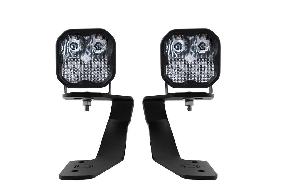 Diode Dynamics Backlit Stage Series Ditch Light Kit for compatible with Subaru WRX 2022-2026, SS3 Sport White Combo