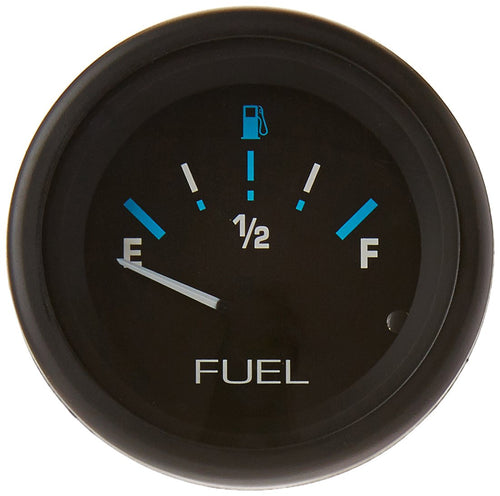 Sierra International SeaStar 68390P E-F Dial Range Scratch Resistant Domed Glass Lens Eclipse Fuel Gauge, 2"