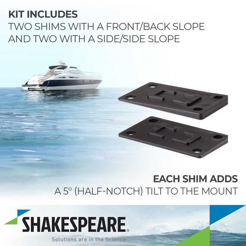 Rubber Shim Kit Shakespeare for Ratchet Mnts 414