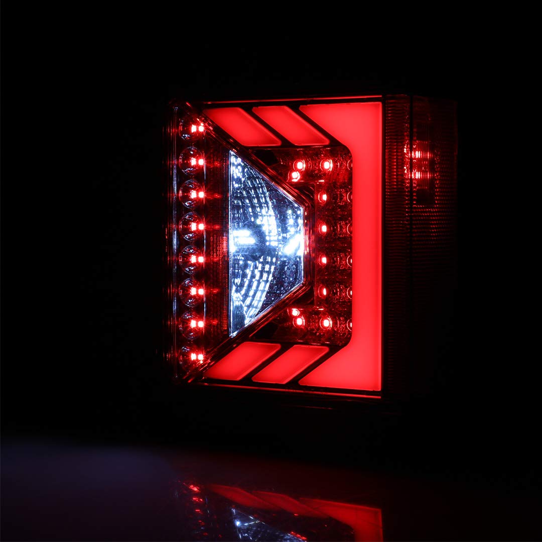 Renegade Series Winjet Compatible with [2007-2017 Jeep Wrangler] LED Tail Light… (Clear)