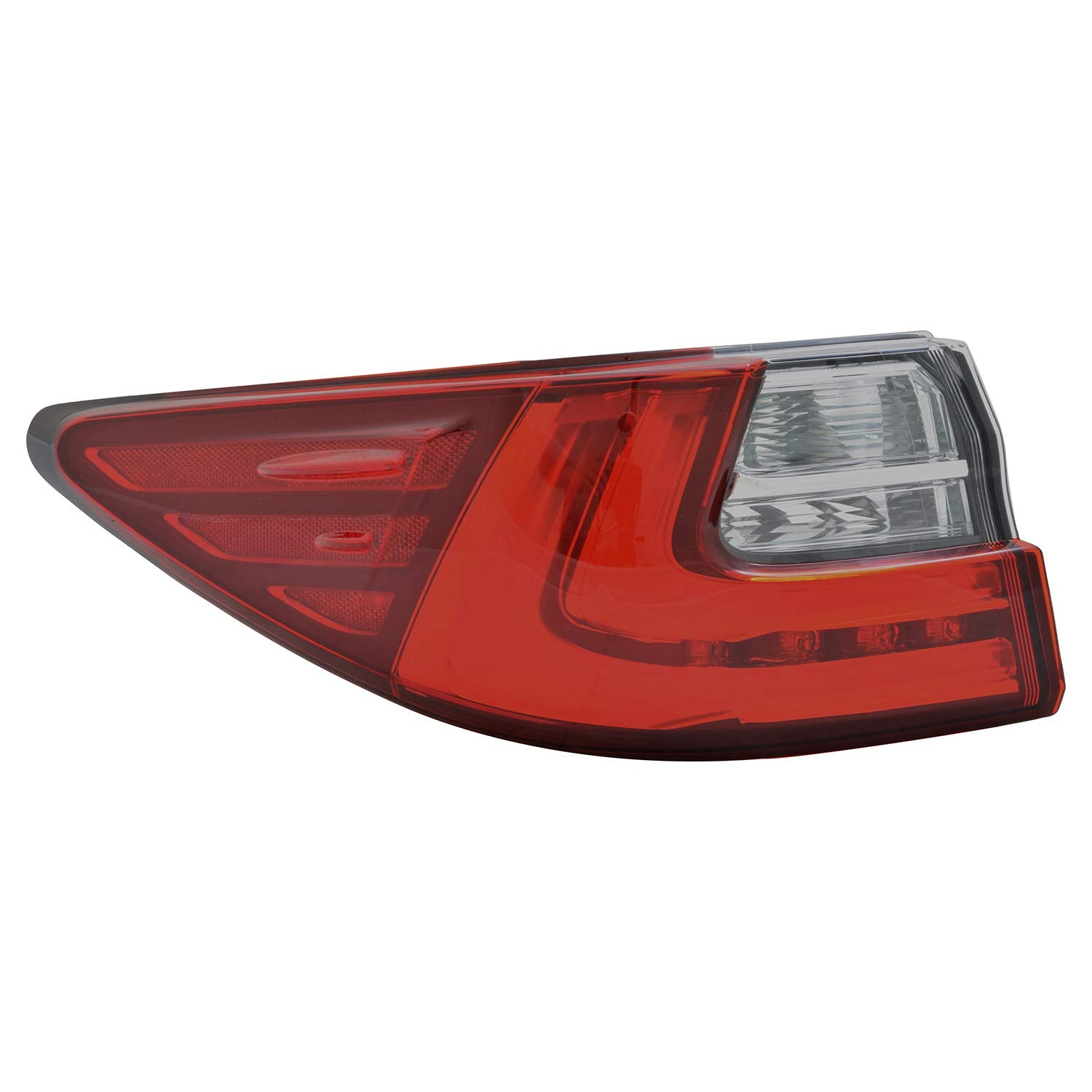 Left TYC Tail Light Assembly Compatible with 2016-2018 Lexus ES350