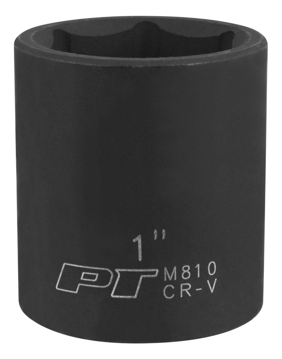 1/2-Inch Drive Performance Tool M810 1-Inch 6-Point Impact Socket for Heavy-Duty Use in Automotive, Industrial, and DIY Projects
