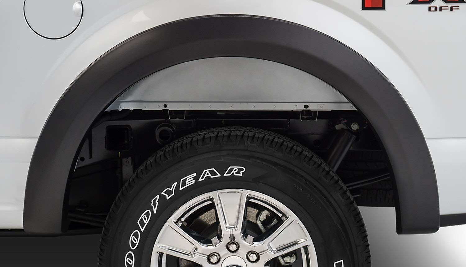 Original Riderz Fender Flare Stampede 8632-2 for Ford, Set of 4 (Smooth Black)