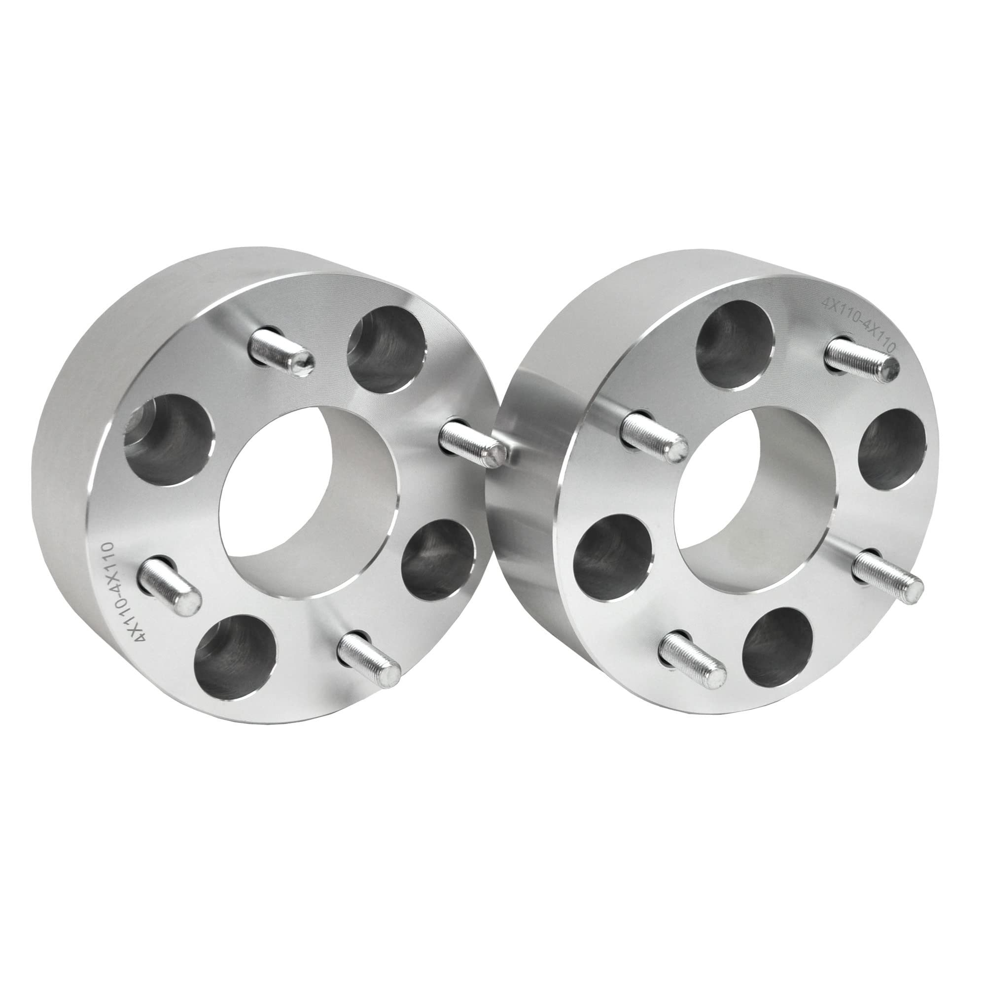 Rugged Wheel Front/Rear Spacer (1996-2017) (2020) Arctic Cat 250/150/300/400/500/Bearcat 454, Aluminum Alloy, Machine Pressed High Tensile Studs, Bolt Pattern:4x115mm;Thread:M10x1.25;Thickness:2”