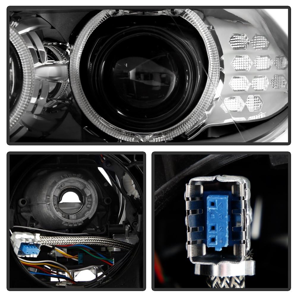 BMW Spyder (POE) 5 Series F10 11-13 HID w/AFS Projector Headlight - Low Beam-D1S(Not Included) ; High Beam-D1S(Not Included) ; Signal-LED - OE Left
