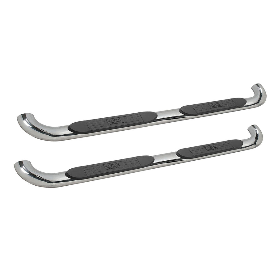 Platinum 21-4080 Westin 4 Oval Nerf Step Bars fits 2019-2023 Ram 1500 Crew Cab (Excl. Ram 1500 Classic) Polished SS 1 Pair
