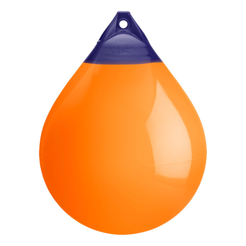 Polyform A-6 Standard Blue Ropehold Buoy - Orange
