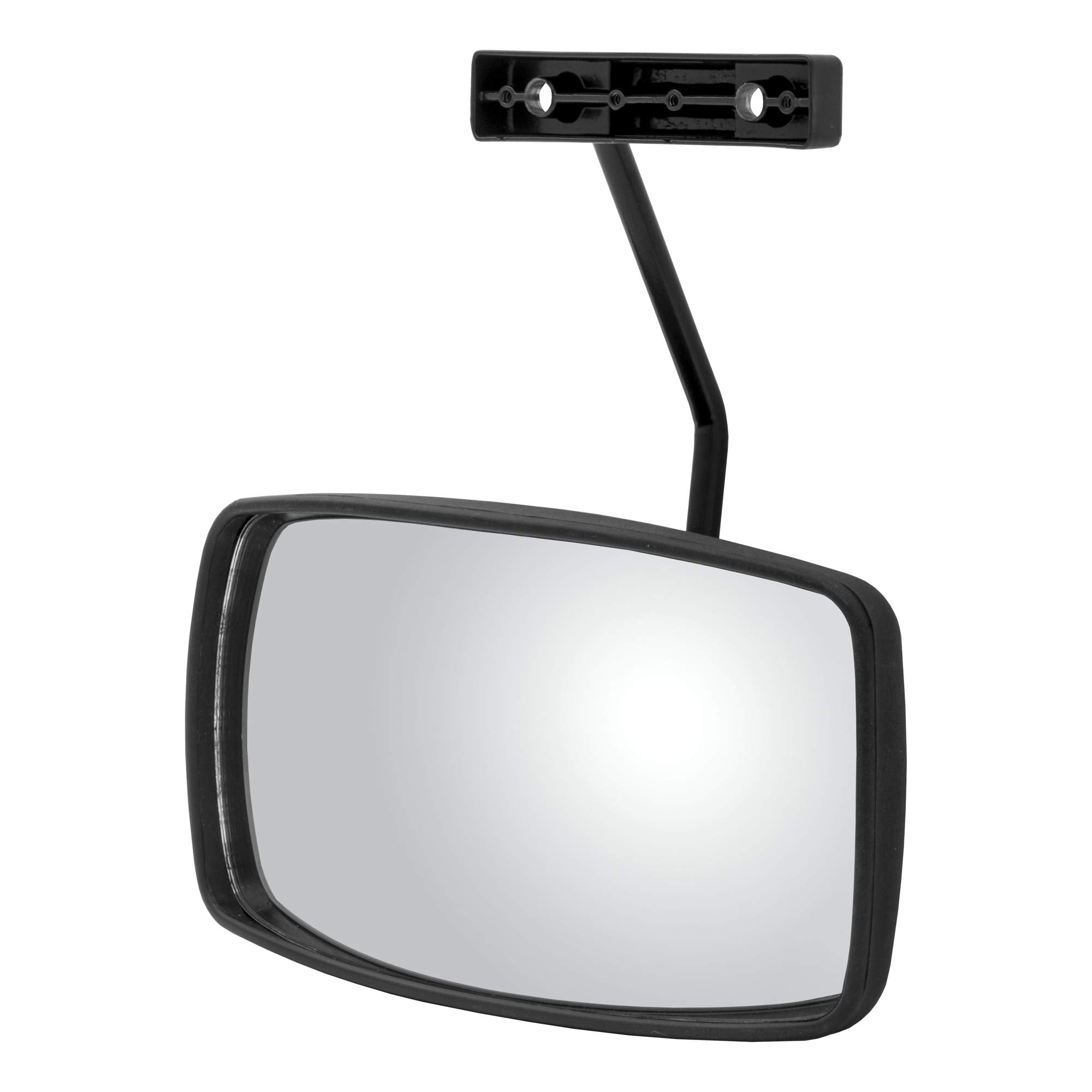 612785 Retrac 10 x 6-Inch Black ABS Plastic Rectangular Look-Down Convex Mirror Assembly, Universal Driver or Passenger Side