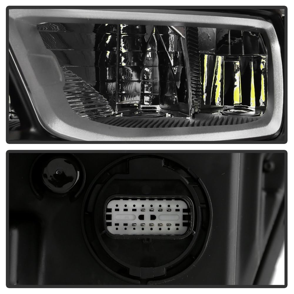 Dodge Ram 1500 19-22 Spyder (POE) Full LED w/DRL Chrome Bezel Headlight - OE Left