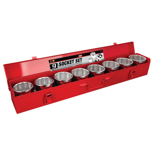 W1179 Performance Tool 9-Piece 3/4-Inch Drive Jumbo Socket Set