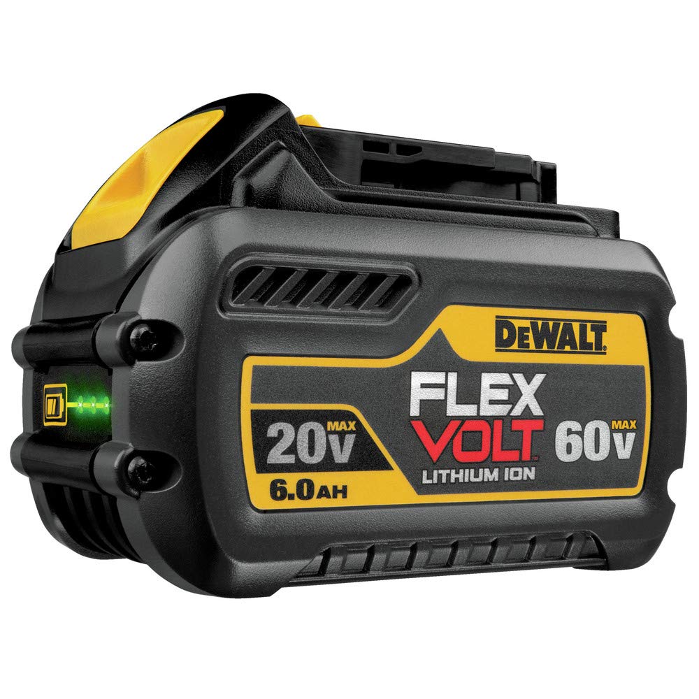 FLEXVOLT DEWALT 20V/60V MAX Lithium Ion Battery, 6.0-Ah (DCB606)