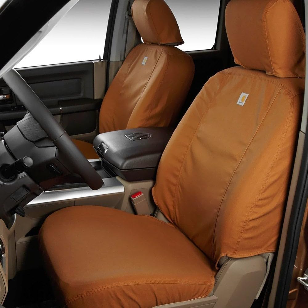 SeatSaver Carhartt Custom Front Row Seat Covers - Brown