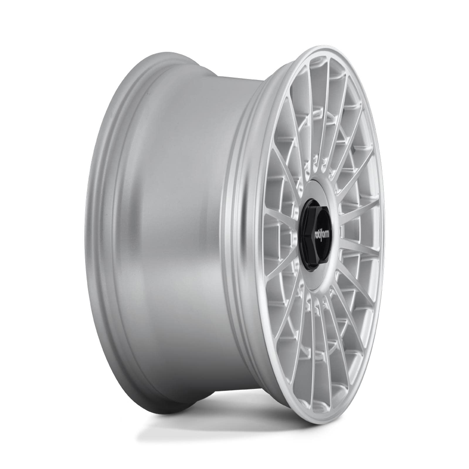Silver Rotiform LAS-R Wheel with Painted Finish (17 x 8. inches /4 x 100 mm, 40 mm Offset)