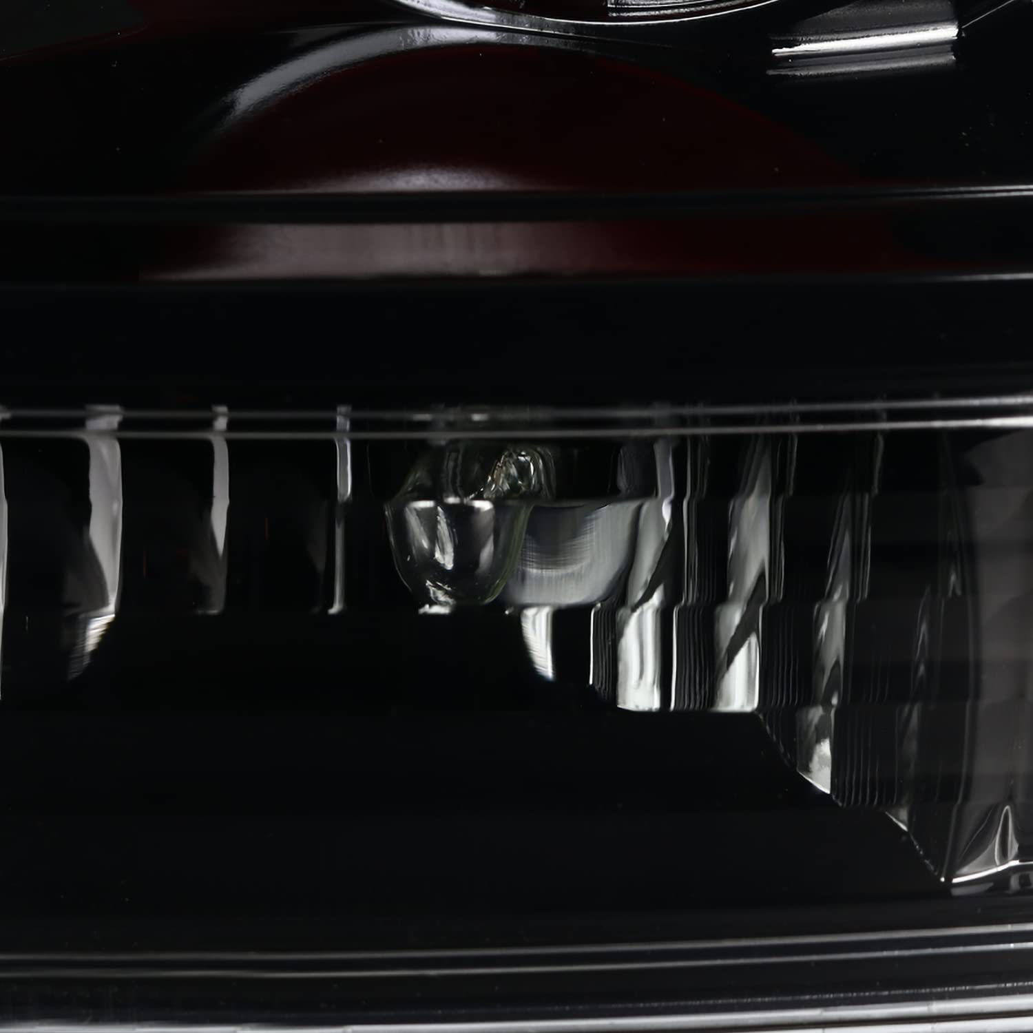 Jet Black Housing SPEC-D TUNING Red LED Bar Tail Lights Compatible with 2006-2013 Chevy Impala, 2014-2016 Chevy Impala Limited, Left + Right Pair Assembly