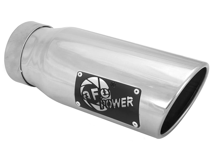 Vulcan Series aFe Power 49-33126-P 3 IN 304 Stainless Steel Cat-Back Exhaust System w/Polished Tip, fits Ford F-150 2021 V8-5.0L/V6-2.7/3.5L (tt)