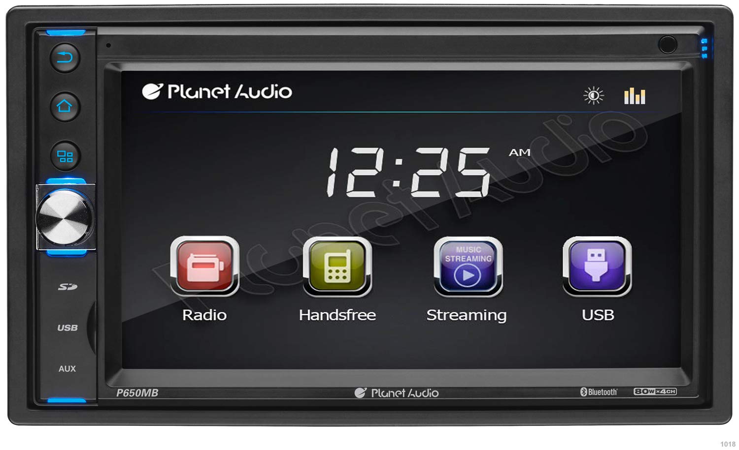 P650MB Planet Audio Multimedia Car Stereo - Double Din, Bluetooth Audio and Hands-Free Calling, MP3 Player, USB, SD, AUX Input, AM/FM Radio Receiver, No CD/DVD Player