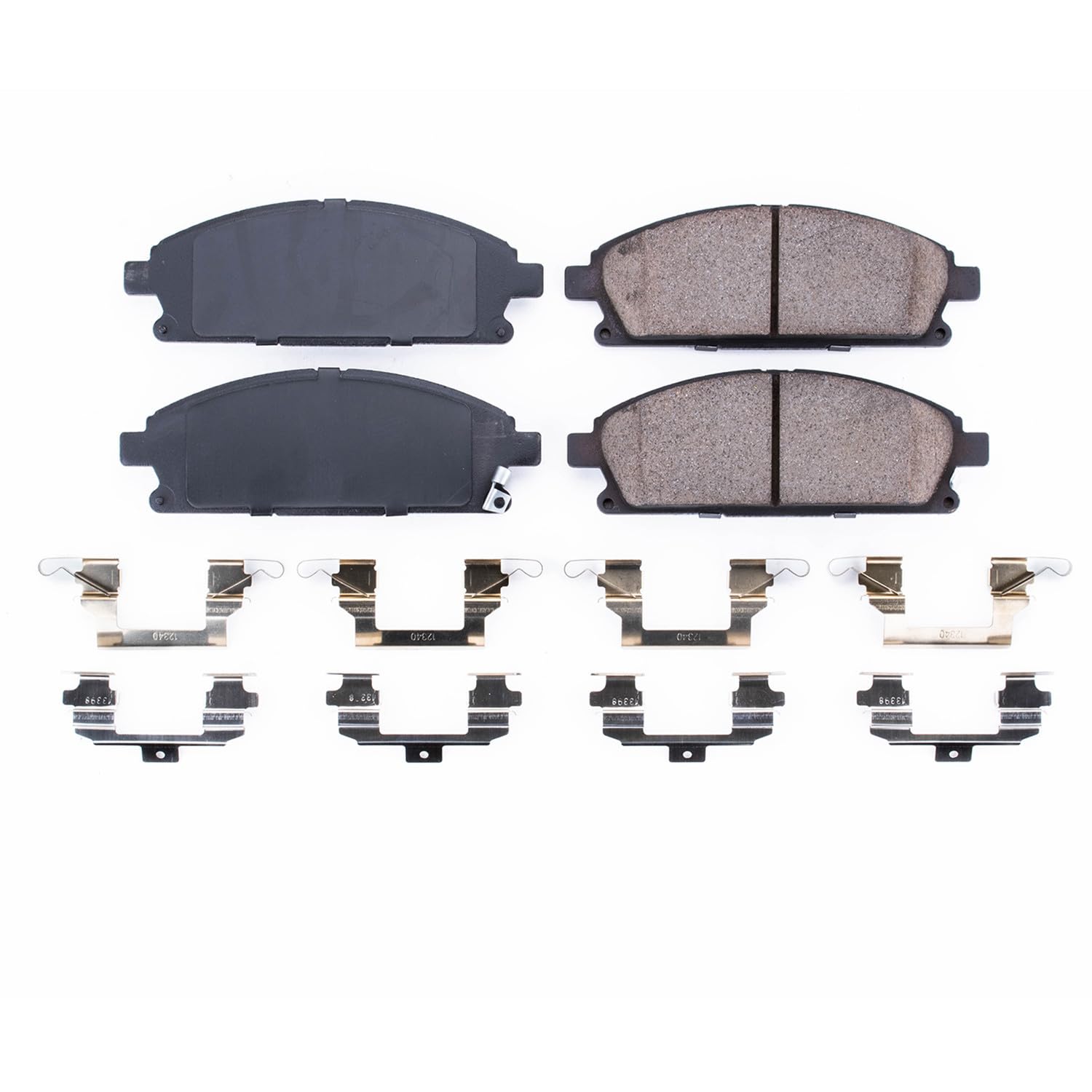 Power Stop Front Brake Kit For Acura MDX 2003-06 | Infiniti Q45 1997-01 | QX4 1997-03 | Nissan Pathfinder 1996-04 | Quest 2004-09 - Brake Pads Ceramic With Installation Hardware, 17-691