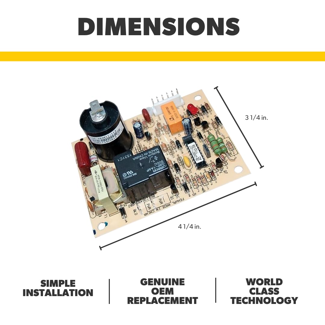 DC Furnace Circuit Dometic 31501 - Universal Ignition Control Board for Atwood Furnaces with Direct Spark Ignition (DSI) - 12V with Fan Control
