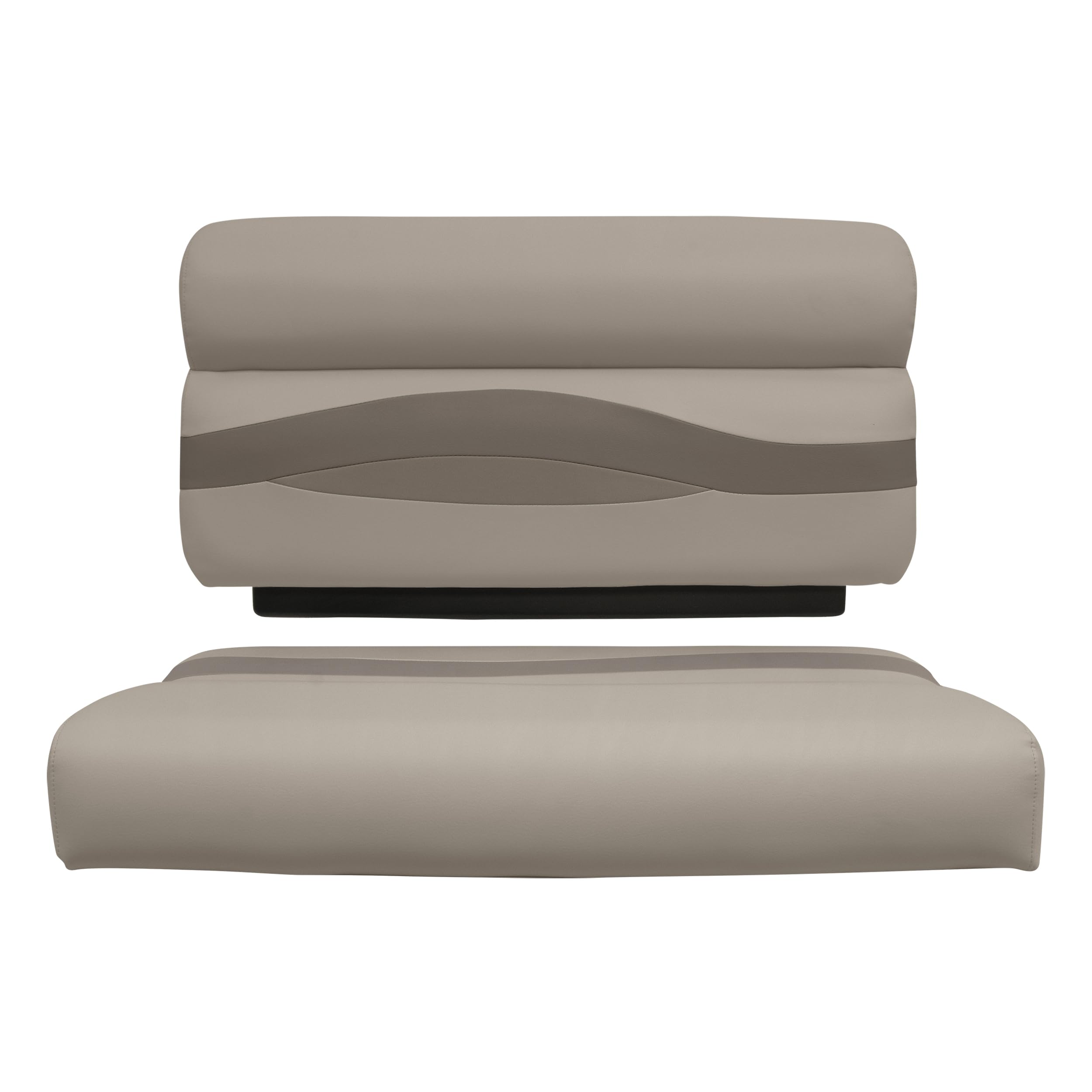 Premier Series Wise BM1144-1749 Pontoon 36" Bench Seat Cushion Set, Mocha Java/Café/Mushroom