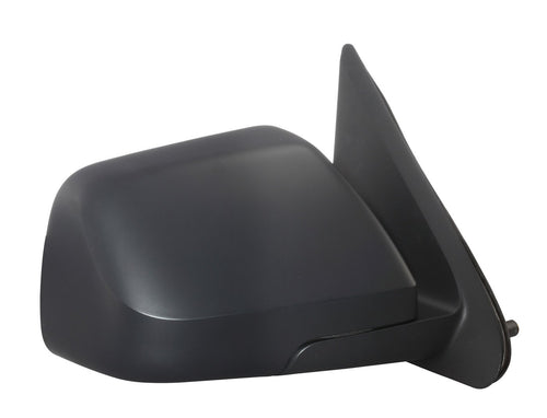 Fit System Mirror Passenger Side for Ford Escape/Hybrid, Mercury Mariner/Hybrid, w/o Blind spot, Black, PTM, Foldaway, Power