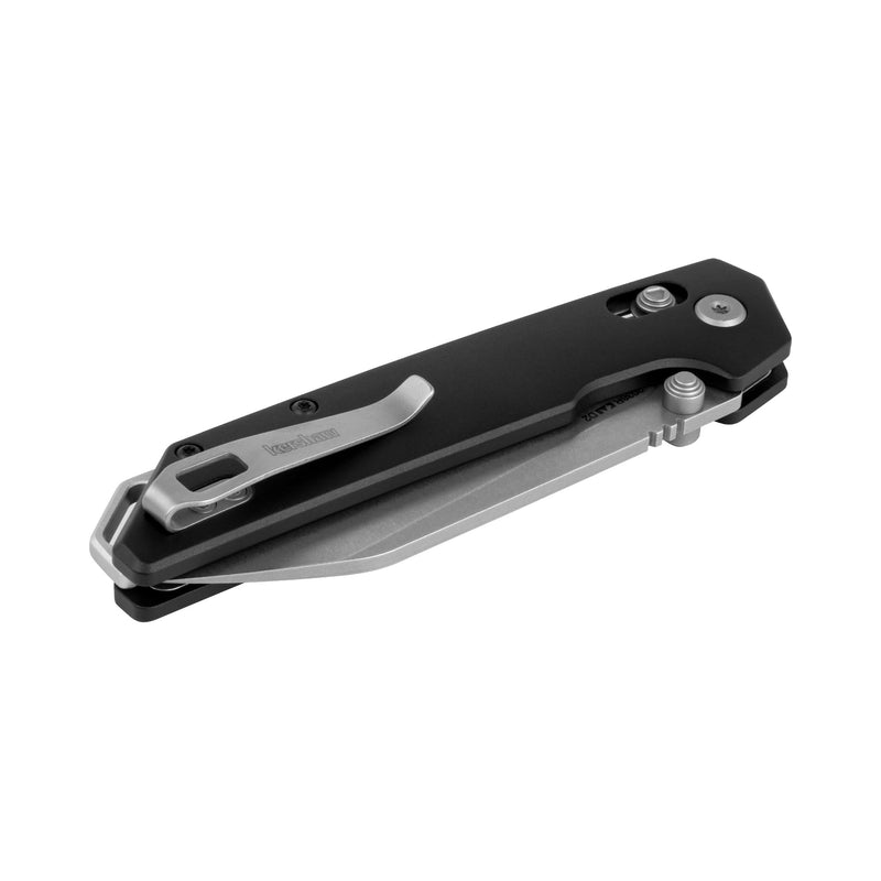 Kershaw Reverse Tanto Iridium Folding Pocket Knife, Sleek 3.4 inch D2 Steel Blade, DuraLock Locking Mechanism, Aluminum Handle, Designed in the USA