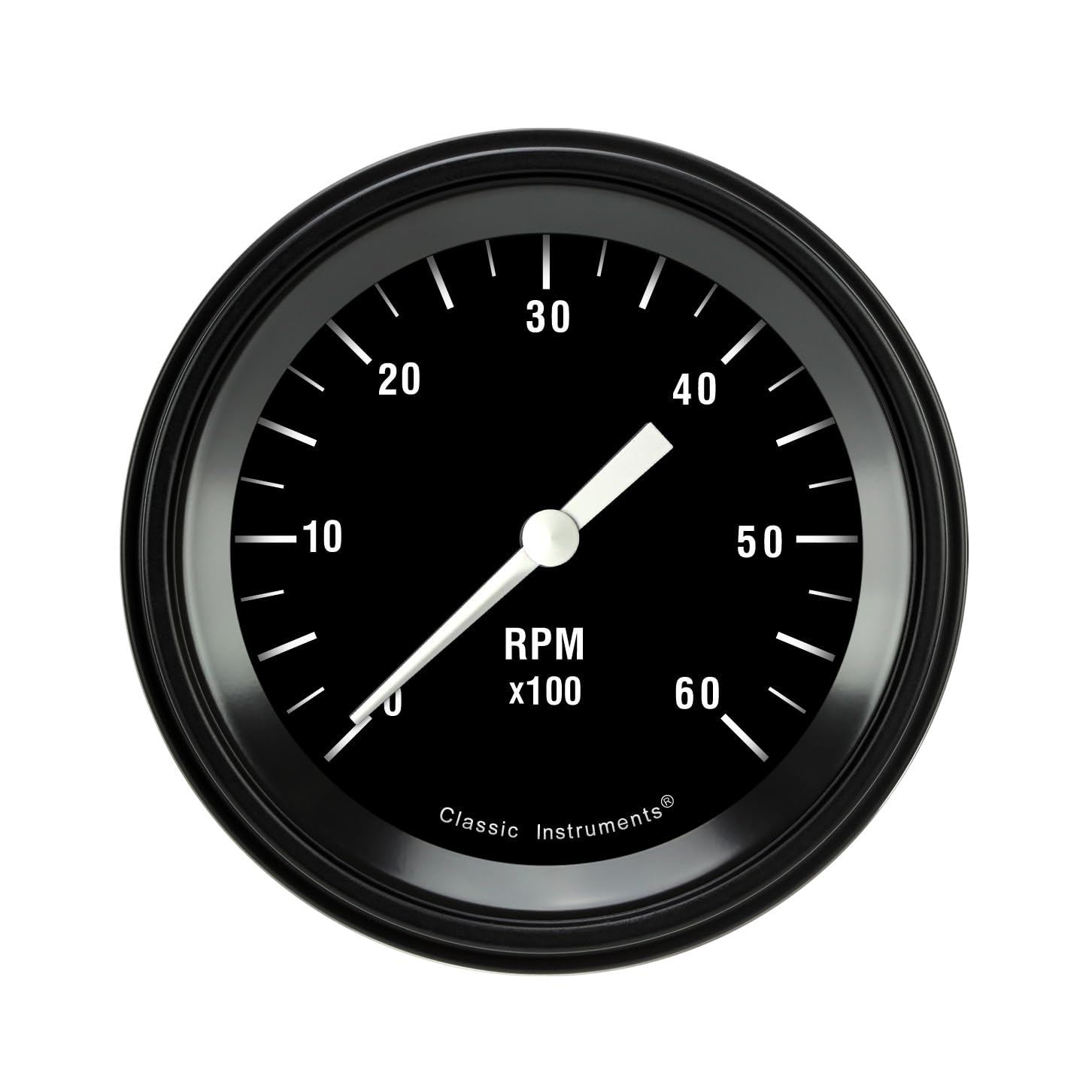 Hot Rod Classic Instruments 3In Tach 6000 Rpm (HR60BLF)