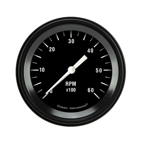 Hot Rod Classic Instruments 3In Tach 6000 Rpm (HR60BLF)