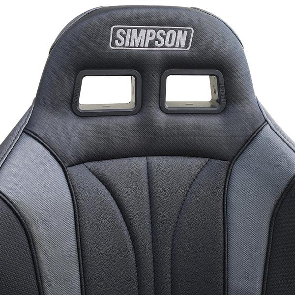 104-305 Simpson Racing Vortex II UTV Seat Black/Charcoal Each