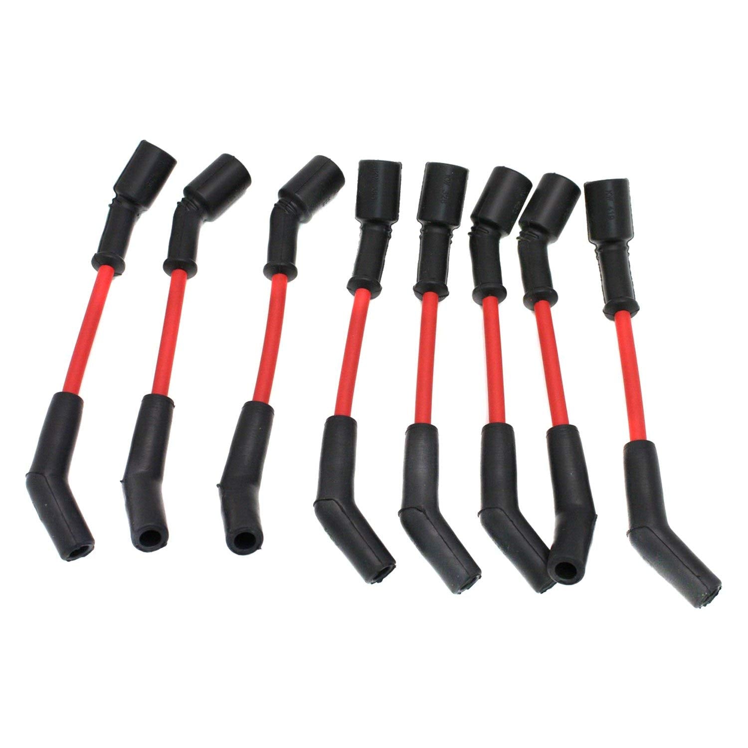 Red Pertronix 808429 8mm Wire (GM LS 45 Degree Boots)