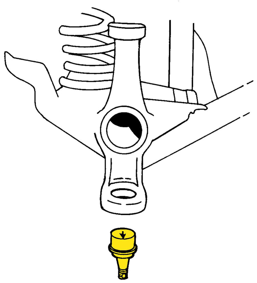 Front Lower Suspension Ball Joint MOOG K7403 for Jeep Wrangler