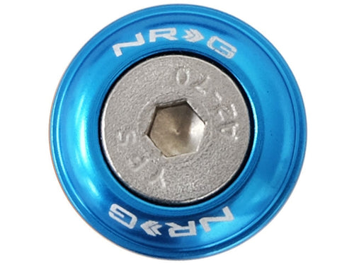 Blue NRG Innovations FW-110BL Fender Washer Kit, Set of 10 (Rivets for Metal)